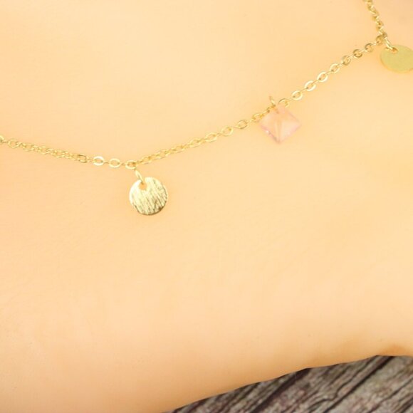 "Elegant Handmade Anklet – Delicate Jewelry for Women, MAR092135 - Picture 2 of 10